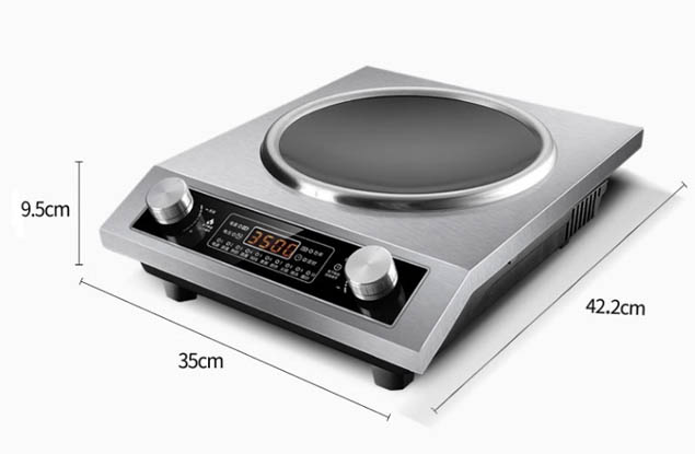 山东淄博市口碑好品牌庆德电磁一炒一大锅灶多重功能 一机多用图1