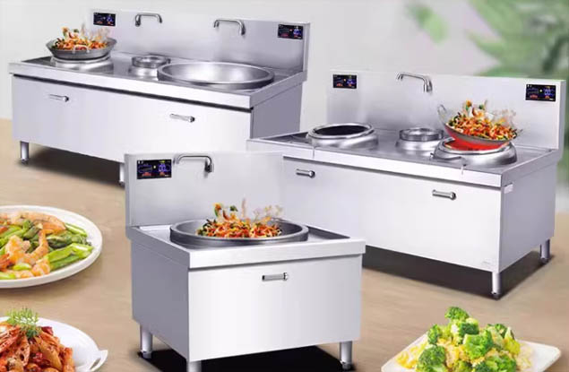 北京实力品牌佳百年双头单尾电磁炒灶轻松操作 一键掌控图1