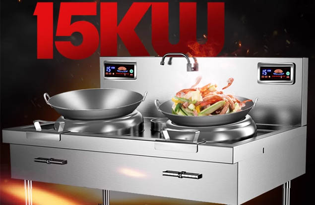 浙江温州市实力品牌自主双头单尾电磁炒灶耐用性强 持久如新图1
