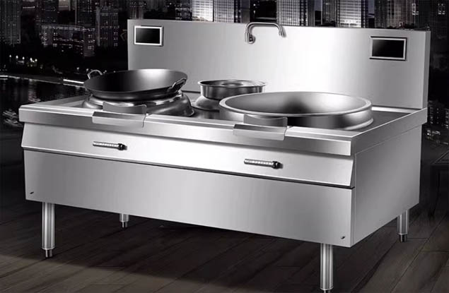 全国专业品牌华美罗双头单尾电磁炒灶智能科技 让生活更轻松图1