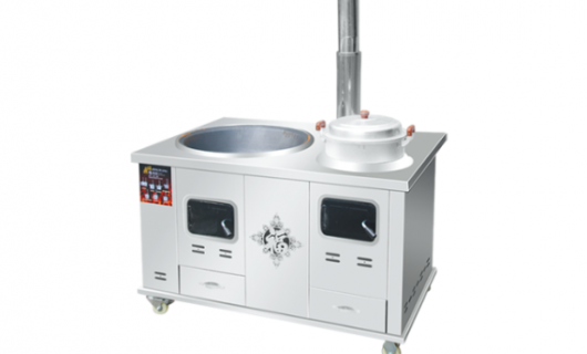 单侧板圆面柴火灶：烹饪艺术的古典韵味，现代厨房的绿色<span class=