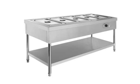 五格柜式保温售卖台：不锈钢打造，让美味触手可及——行业<span class=