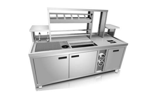 不锈钢奶茶操作台：闪耀<span class=