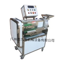 九盈机械切菜机九盈tj-301饭堂切菜机 中央厨房切芹菜 胡萝卜切丝机 土豆切丁图片 价格