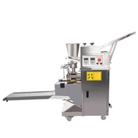 山东厨帮邦机械设备自动仿手工水饺机饺子机 新款小型水饺机 商用不锈钢立式水饺机图片 价格