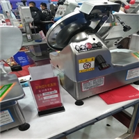 汉科机械科技（山东）有限公司机械设备半自动切肉片机厂家 不锈钢绞切肉机 全自动切肉卷机图片 价格