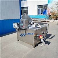 众惠工贸机械设备休闲食品油炸机 鸡爪油炸设备 小酥肉电加热油炸锅图片 价格