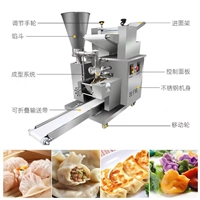 万芒机械机械设备新款饺子机 全自动仿手工饺子机 小型饺子机 商用水饺机器 万芒图片 价格