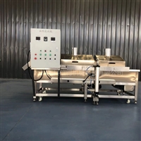 科信得机械科技有限公司机械设备全自动油炸机 牛肉干油炸设备 电加热夹带式牛肉油炸线图片 价格