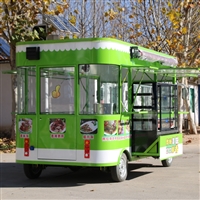 极致商贸机械设备钣金烤漆多色多规格餐饮车 绿色大水果车 夜市摆摊商业用车图片 价格