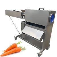 九盈机械切菜机淮山削皮机 厚薄可调山药去皮机 红萝卜脱皮设备胡萝卜剥皮机图片 价格