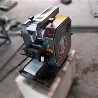 隆尧县铭硕机械厂机械设备仿手工饺子皮机 新型擀皮机 每分钟80片 食品级不锈钢材质图片 价格