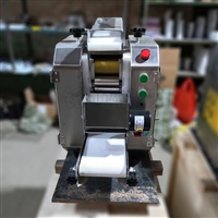 隆尧县铭硕机械厂机械设备仿手工捏饺子皮机 商用广东虾饺皮机 大小厚薄可调水晶皮机图片 价格