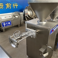 兆源机械机械设备气动定量扭结灌肠机  香肠全自动打结设备 全自动灌肠机图片 价格
