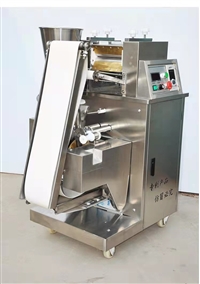 煜雅机械机械设备饺子机商用 煜雅新型多功能水饺机 304不锈钢自动仿手工混沌机图片 价格