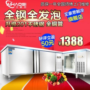 上海专业品牌艾豪思卧式冷冻冰柜<span class=